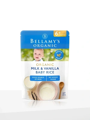 Milk & Vanilla Baby Rice – Best Start for Your Baby's Solids Journey