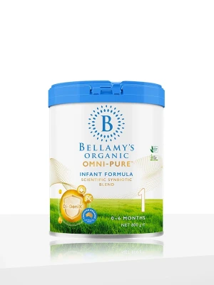 Bellamy’s Organic OMNI-PURE Step 1 Infant Formula – 800g (0-6 Months)